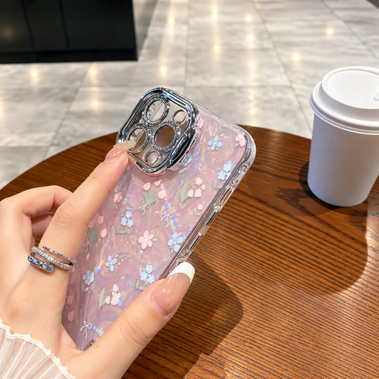 Blossom Crystal Floral Phone Case