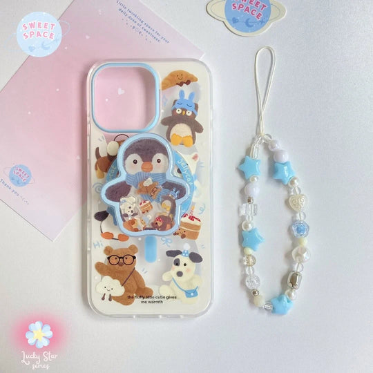 Chilly Penguin in Scarf Gripper Case