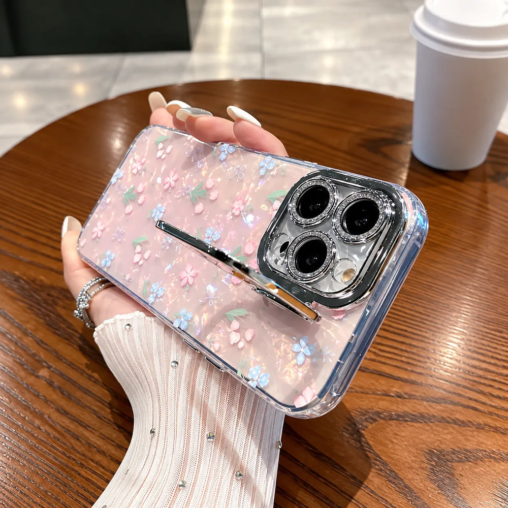 Blossom Crystal Floral Phone Case
