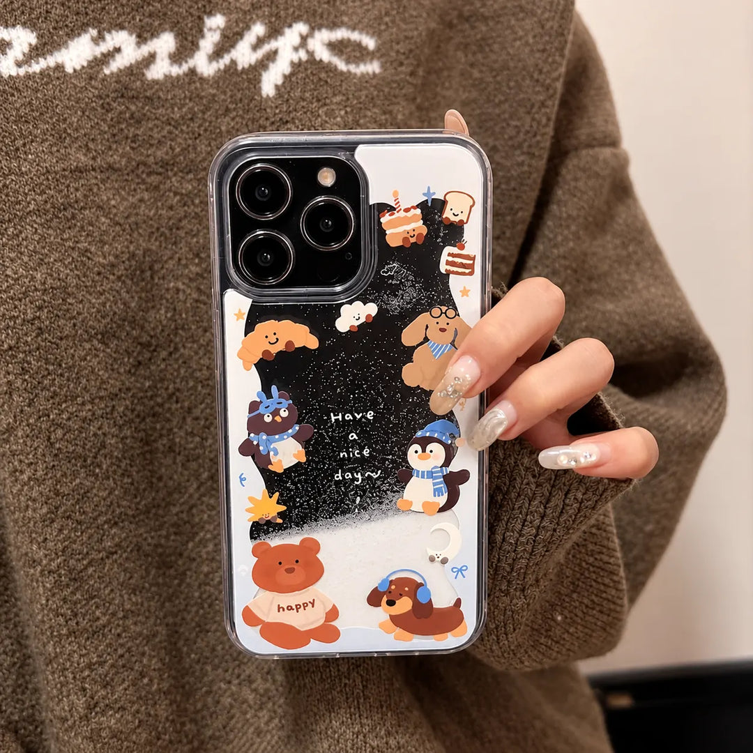 Chilly Penguin  Scarf Gripper Case