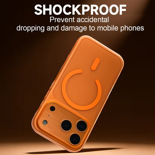 Luxury Frosted Clear Magnetic Case for iPhone
