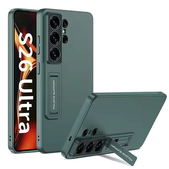 Samsung Galaxy S26 Ultra matte protective case with stand
