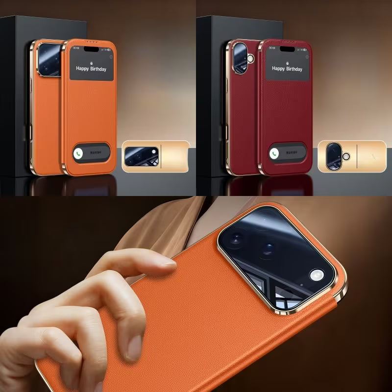 Magnetic Auto-Attach Flip Case