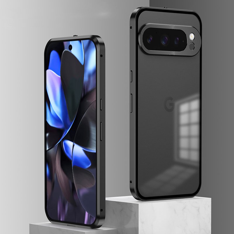 Magnetic metal frame case