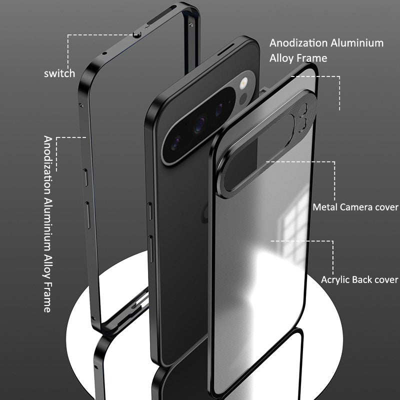 Side view of Magnetic Metal Frame Case