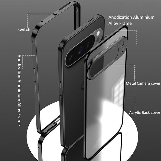 Side view of Magnetic Metal Frame Case