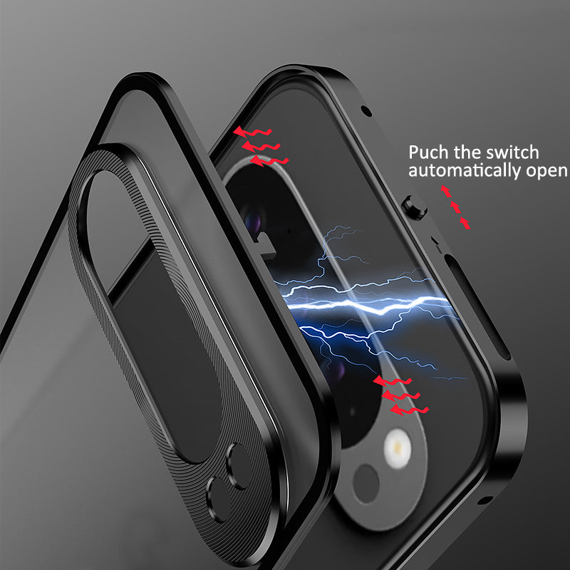 Back view of Magnetic Metal Frame Case