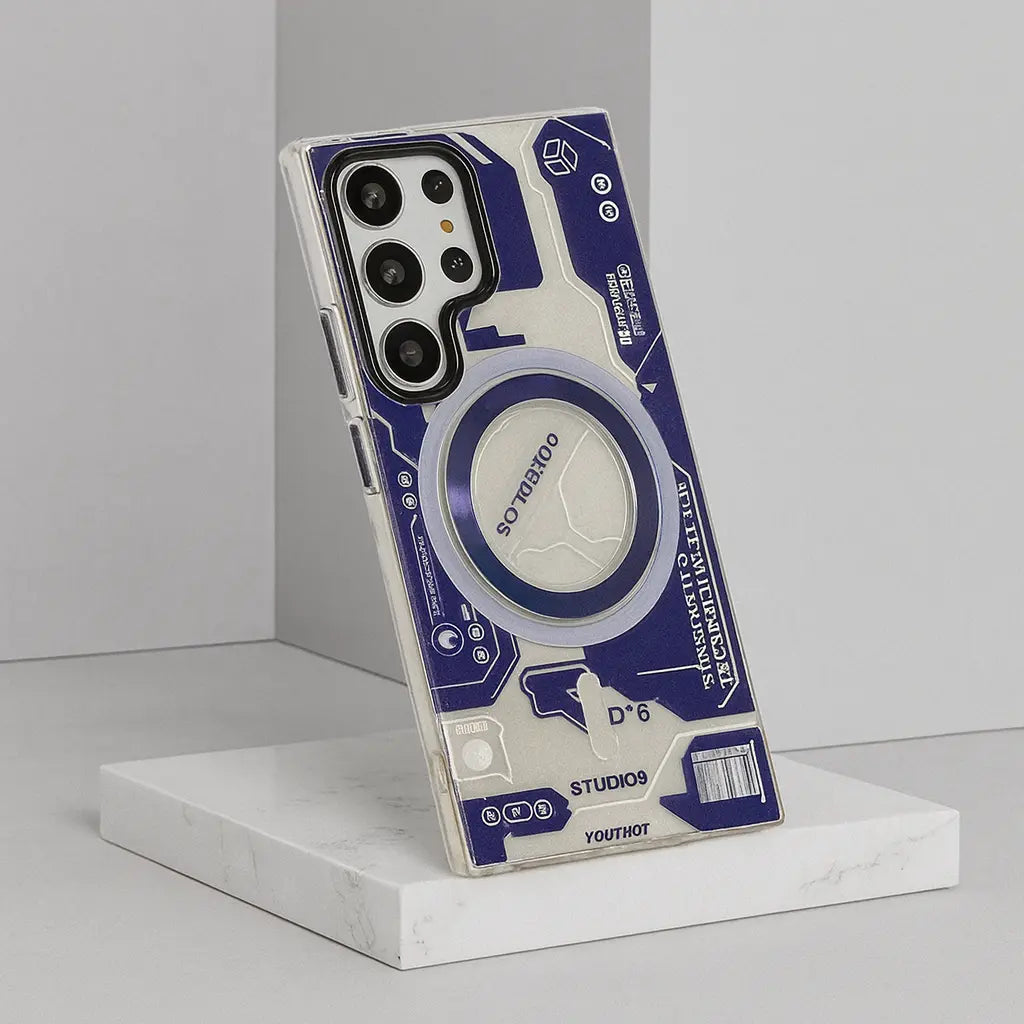 Cosmos Joy Metaverse Case in Purple for Samsung S Series