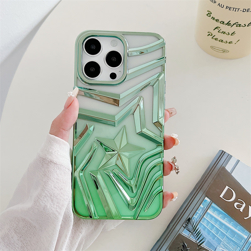 3D & 6D Star Flower iPhone Case - iPhone