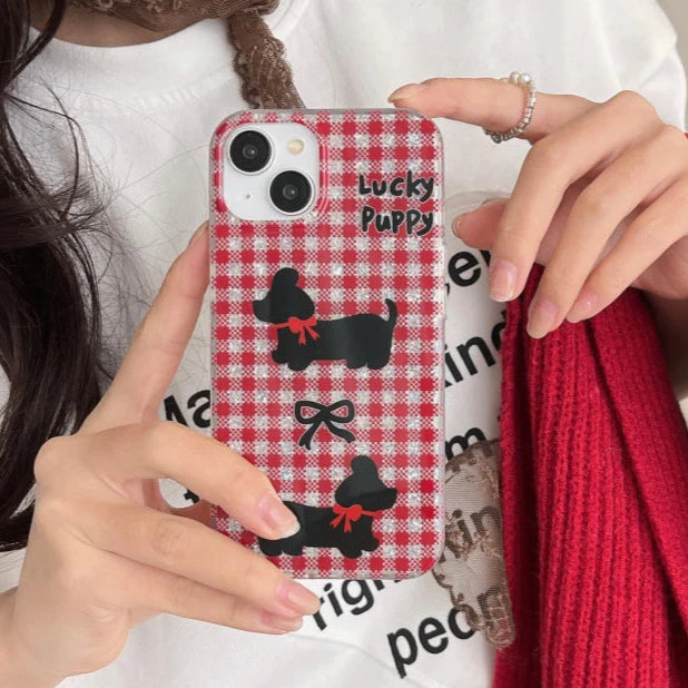 Puppy Check iPhone Case