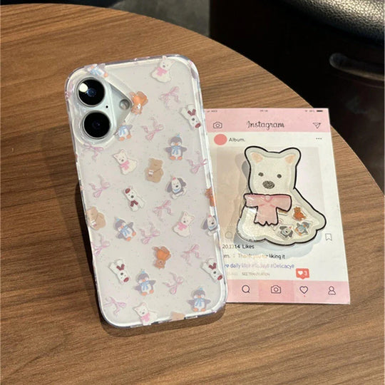 Cute Puppy Gripper Case iPhone Case