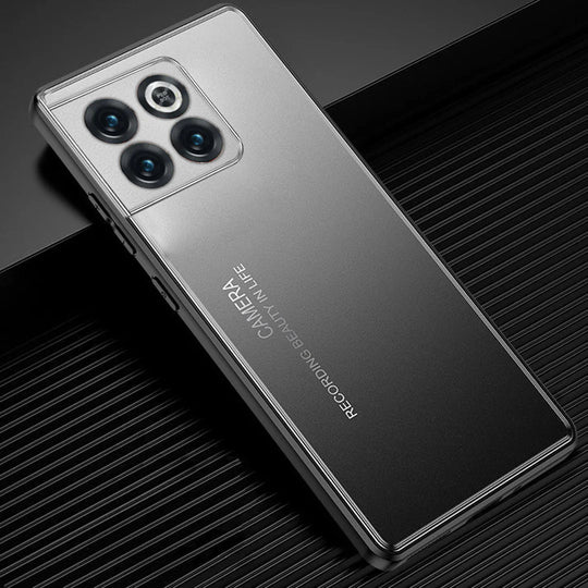 Frosted Alloy Metal Case for OnePlus – Durable Protection with Sleek Style.