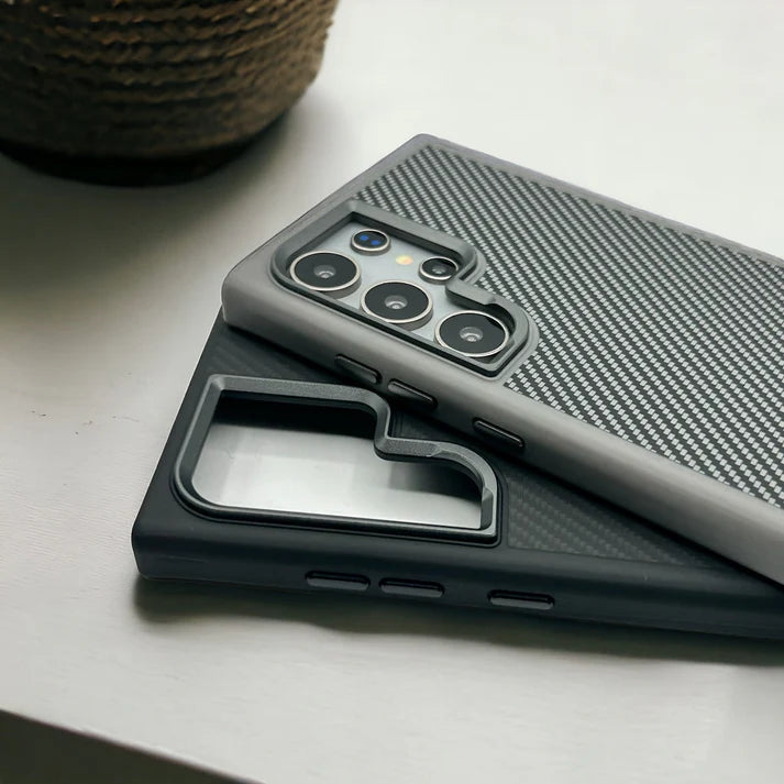 Carbon Fiber Armor, Defend Your Device Samsung *PREMIUM* Case