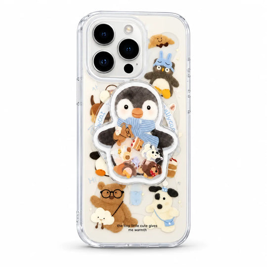 Chilly Penguin in Scarf Gripper Case