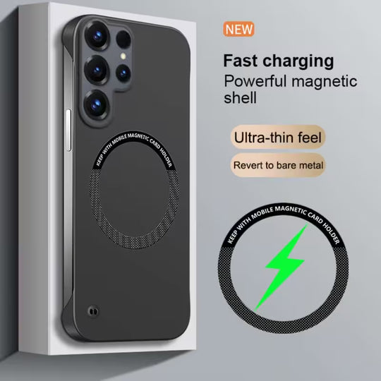 PowerRing Magnetic Armor Case - S26 Ultra - black