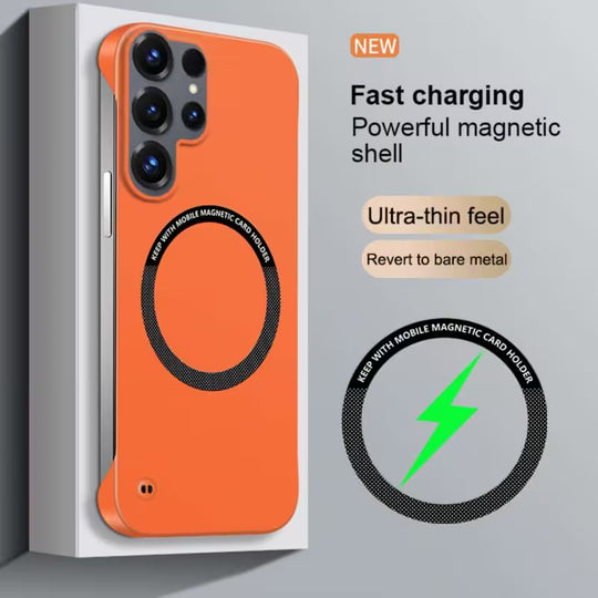 PowerRing Magnetic Armor Case - S26 Ultra orange