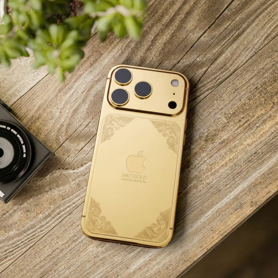 Scratch-resistant 24K gold iPhone 17 Pro Max