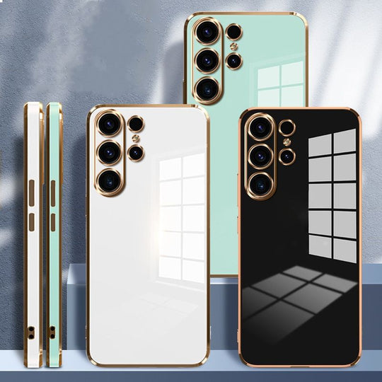 RoyalClear Gold Frame Case