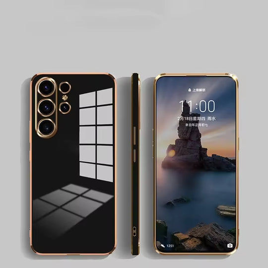 RoyalClear Gold Frame Case