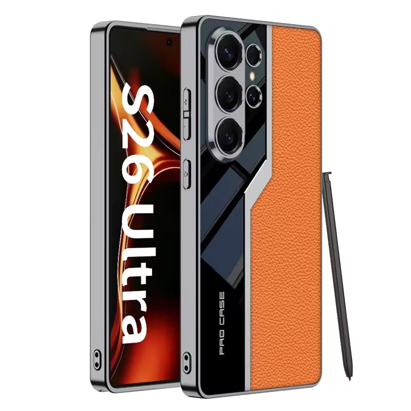 Professional Business Style Case  orange – S26 Ultra  