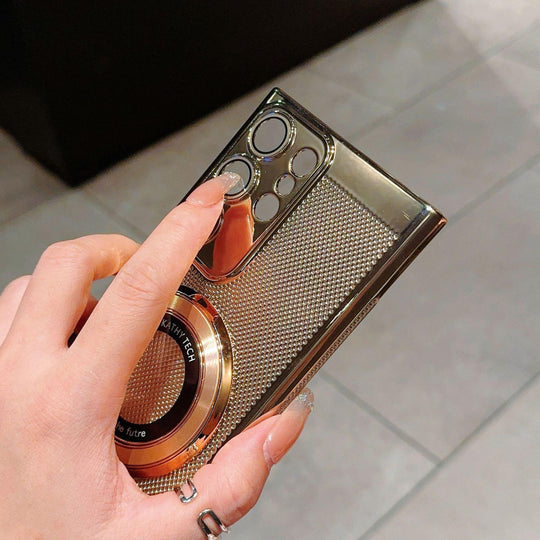 Brilliant Rotating Wheel Stand Case for Samsung