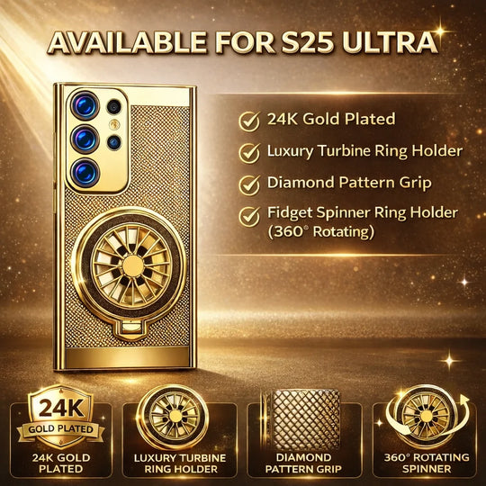 Cosmos Joy Slim Protective Stand Case gold