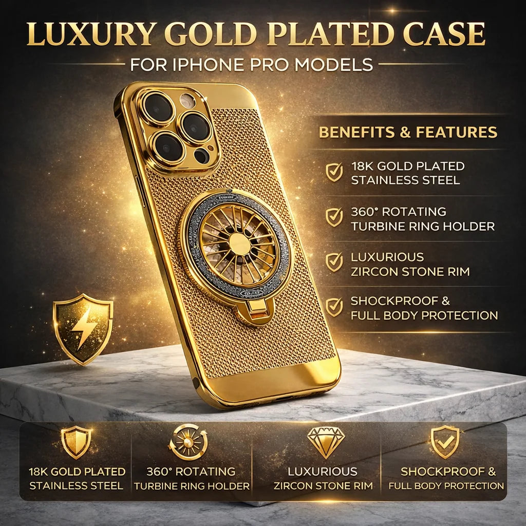 Brilliant Spin Rotating Wheel Stand Case - iPhone.