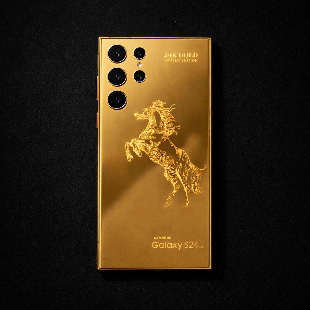 Royal Horse 24KT Gold Case