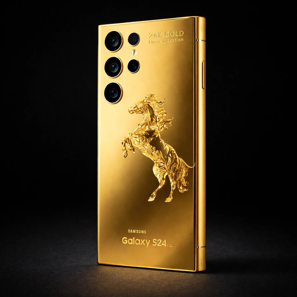 Royal Horse 24KT Gold Case