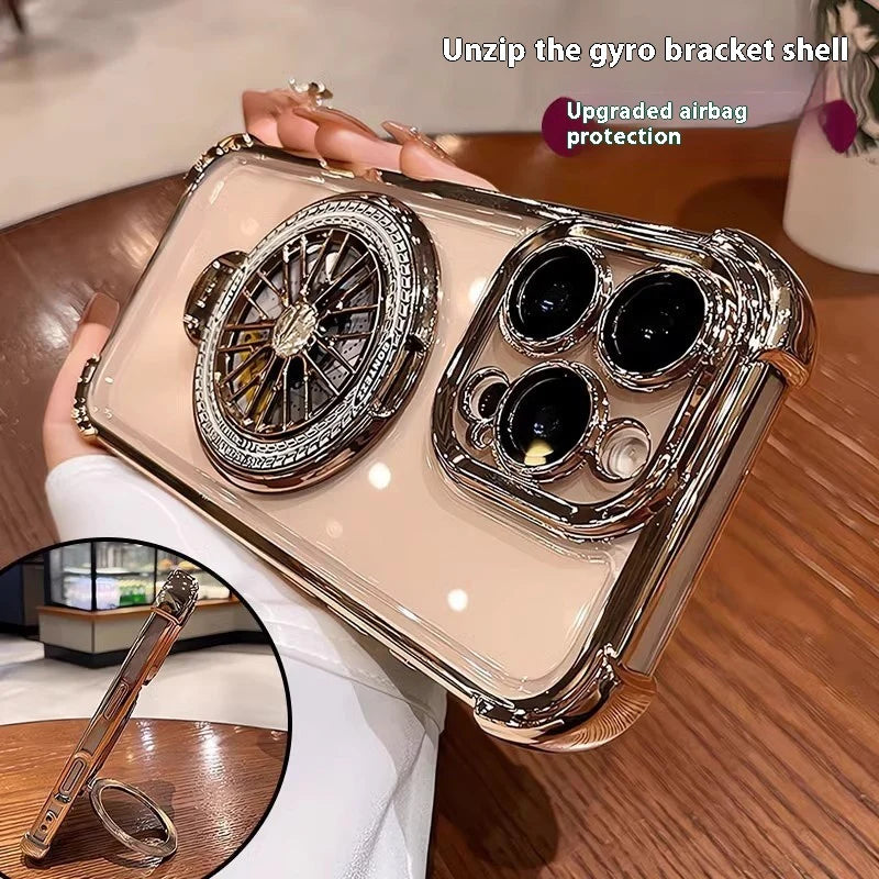 Premium metal ring case by Royal Motion golden