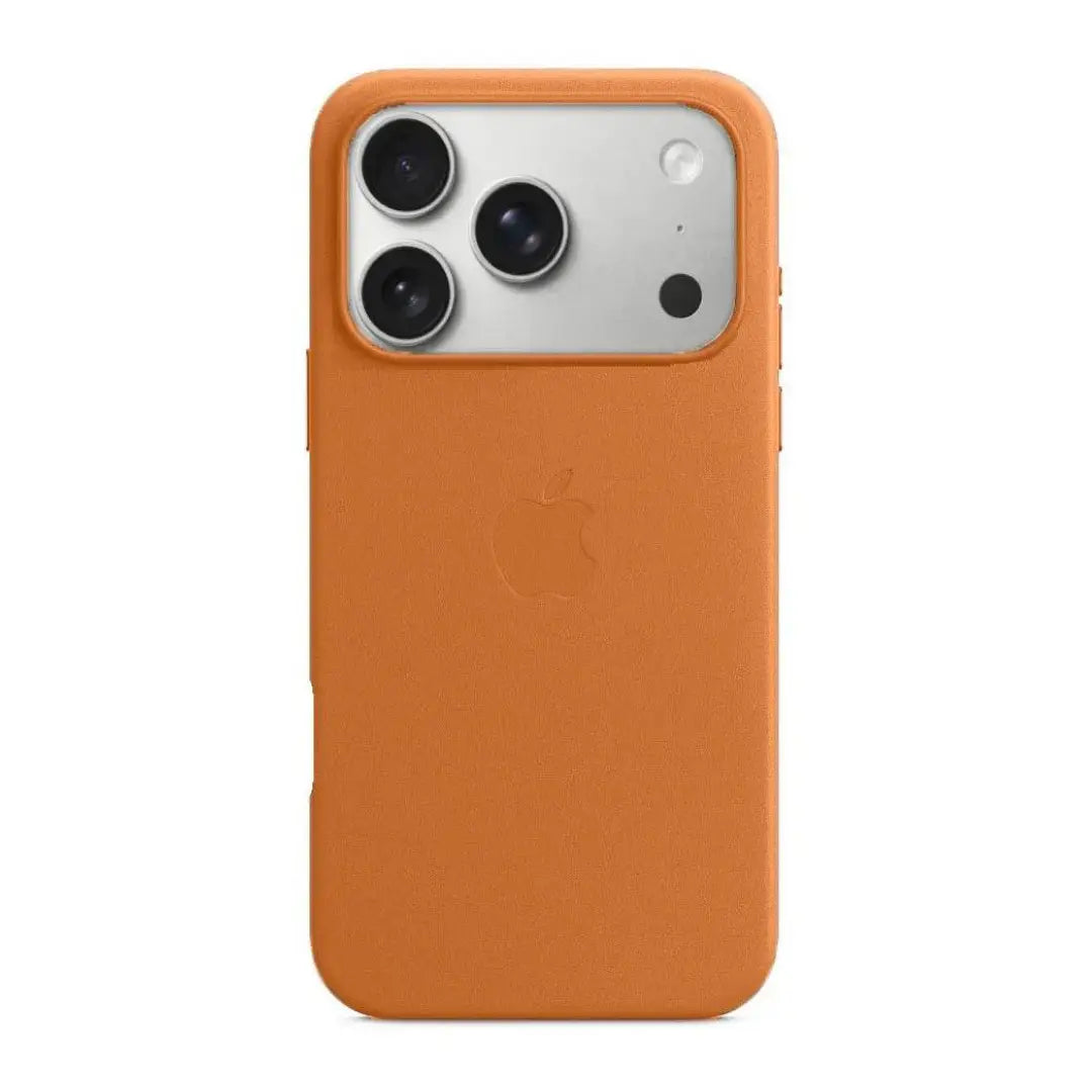 Royal Noir Luxury Leather Case - cosmic orange
