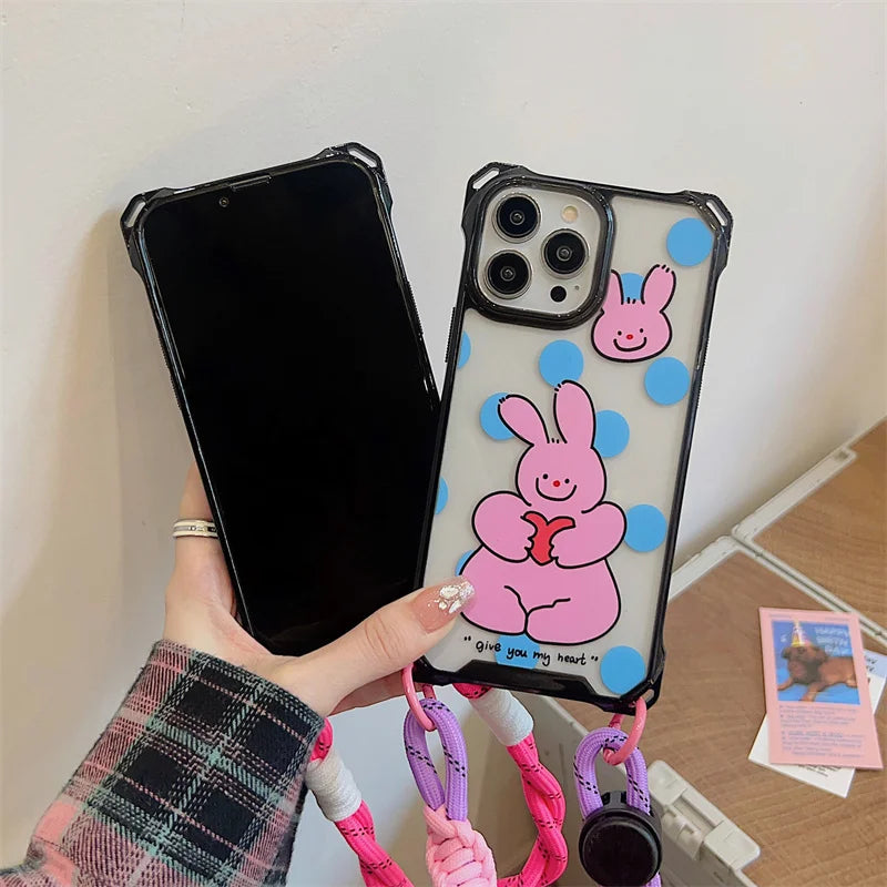 Cuddle Bunny Charming Rabbit Phone Case