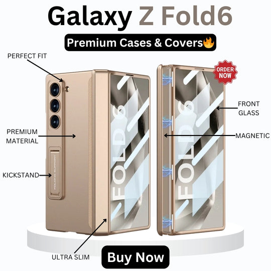 GKK Integrated Full Coverage Magnetic Fold Phone Case - Z Fold6 *Premium*