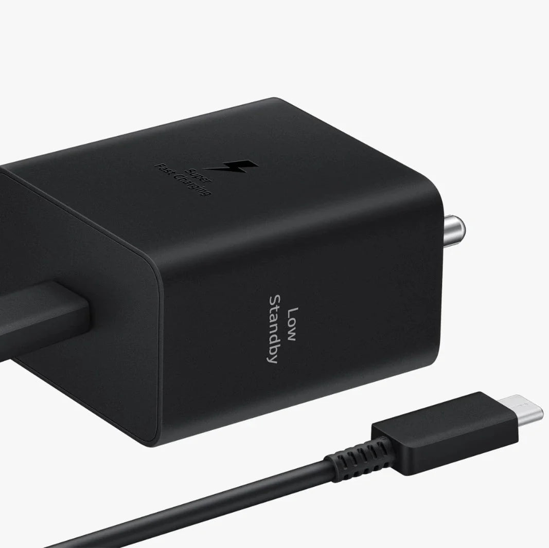 Original Samsung 45W Type-C Fast Charger Adapter with Cable