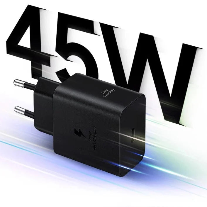 Samsung 45W Fast Charging Wall Adapter with USB-C Cable