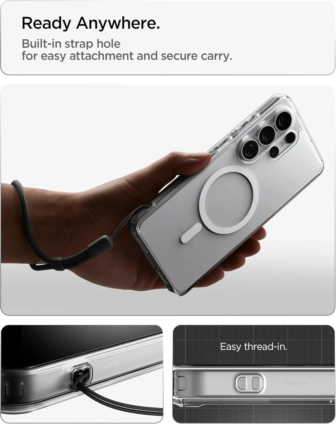 Samsung Galaxy S26 Ultra Anti-Yellow Clear MagSafe Case