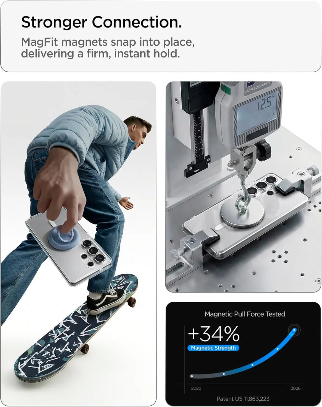 Samsung Galaxy S26 Ultra Anti-Yellow Clear MagSafe Case