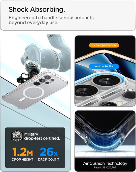 Samsung Galaxy S26 Ultra Anti-Yellow Clear MagSafe Case