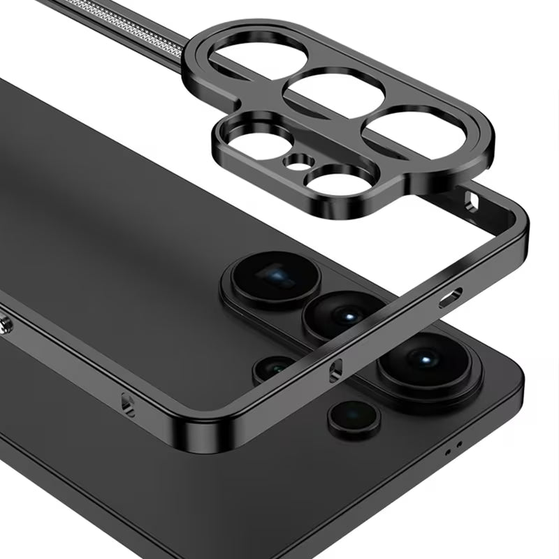 Element X metal cooling case for Galaxy S26 Ultra close-up