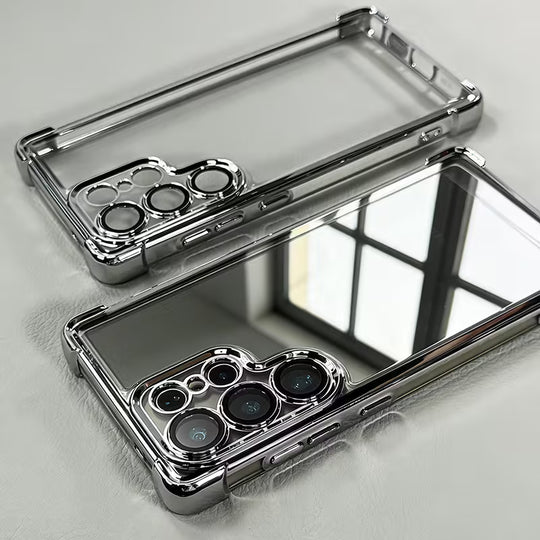 Samsung S25 Ultra transparent protective cover silver