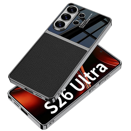 S26 Ultra premium PC leather hybrid case