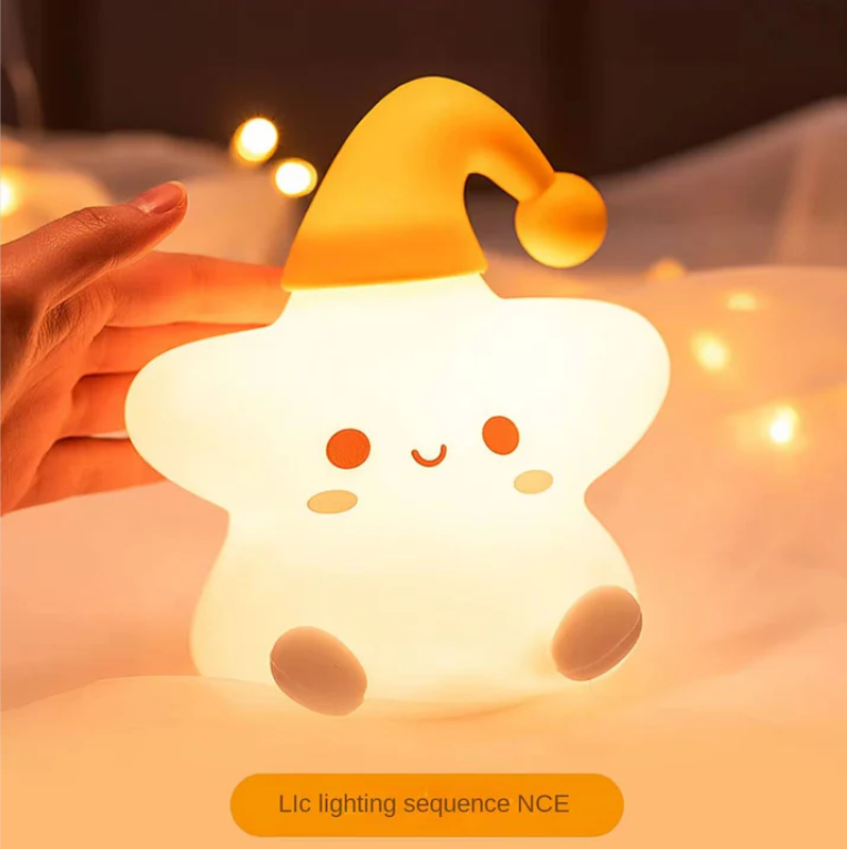 Gleaming Star LED Nightlight – Illuminate Your Space🌟