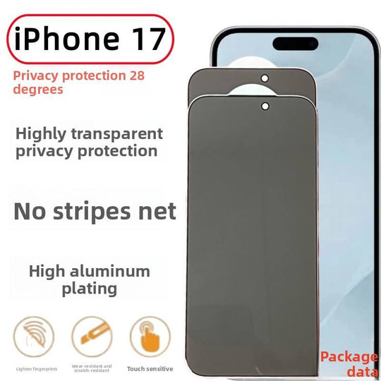 iPhone 17 Series Cristal Clear And Privacy Tempered Glass