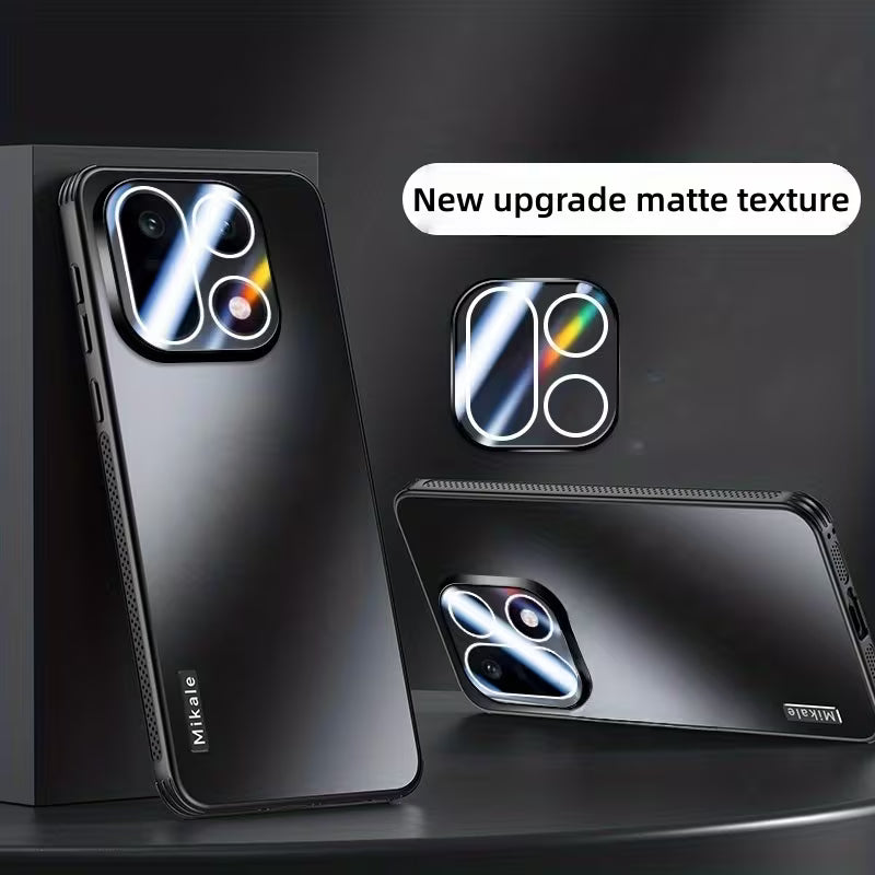 Upgraded Matte Texture Camera Shield Case black