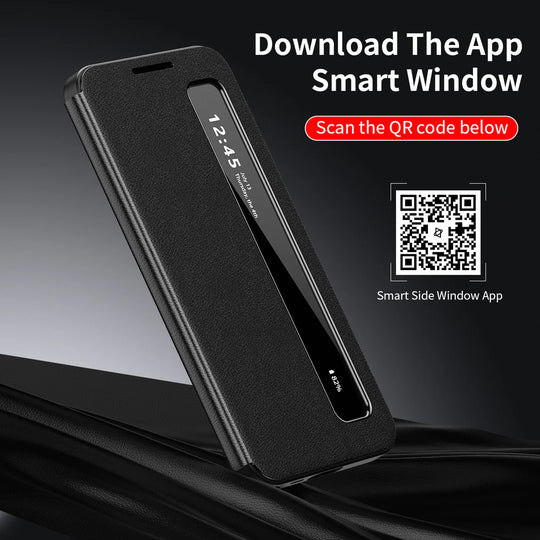 Smart View Side Window Flip Cover for Galaxy Z Fold