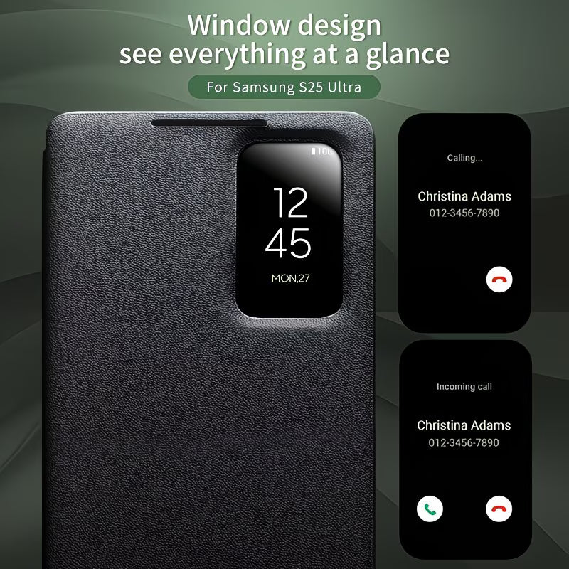 Smart View Wallet Flip Case - window