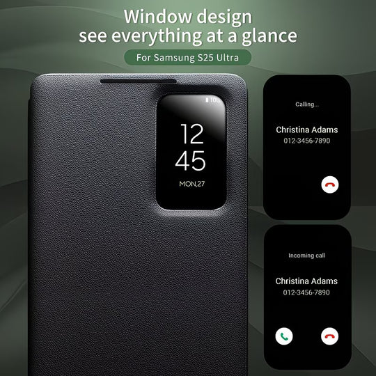 Smart View Wallet Flip Case - window