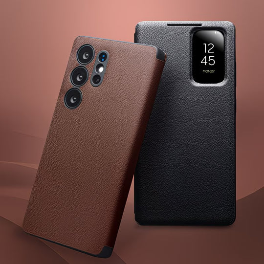 Smart View Wallet Flip Case - back view