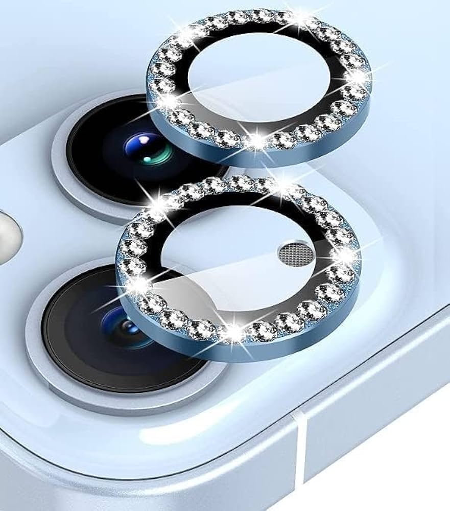 Shine Stone Colorful Camera Lens Protector