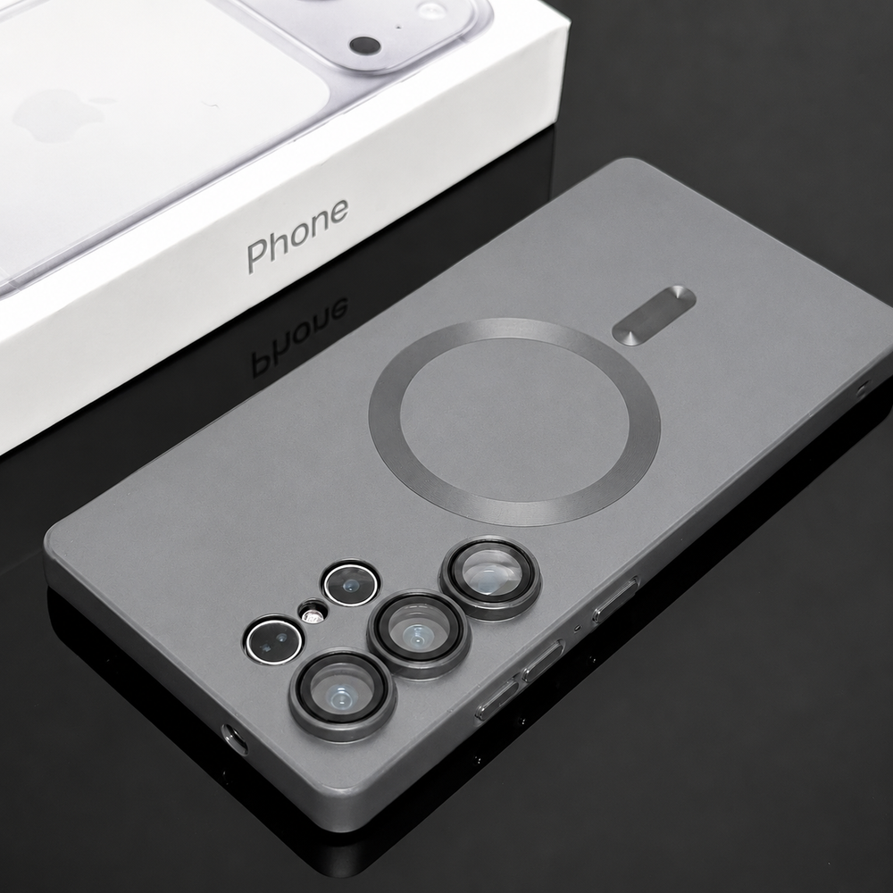 Ultra Slim Sleek Magnetic Armor Cover gray